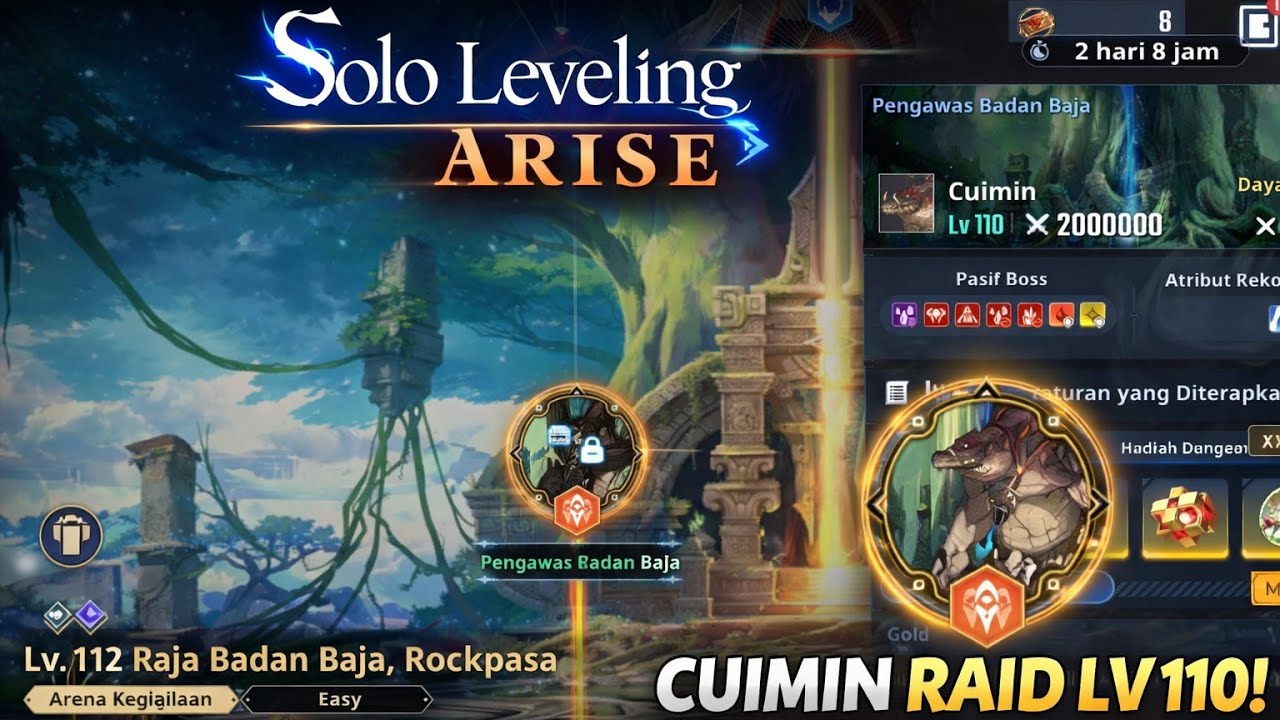 Cara Kalahkan Cuimin Lv110 dengan Power 2,6 Juta | Solo Leveling ARISE