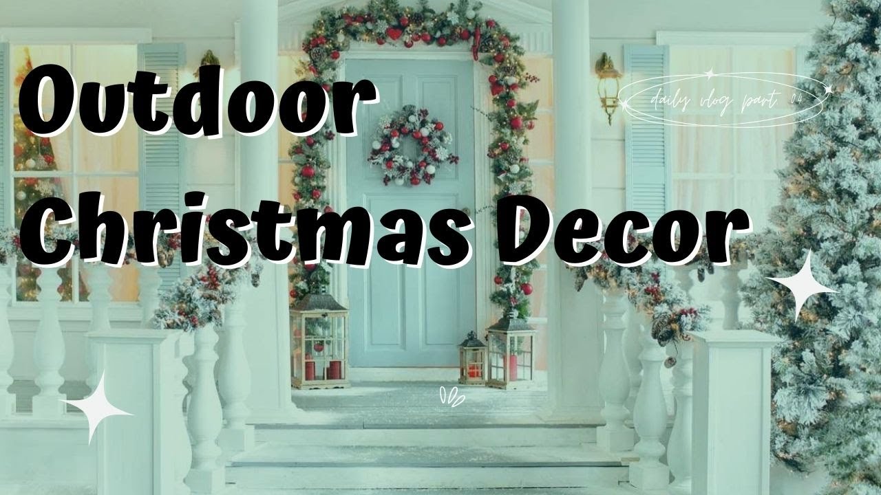 Outdoor Christmas Decorations Frontyard Space