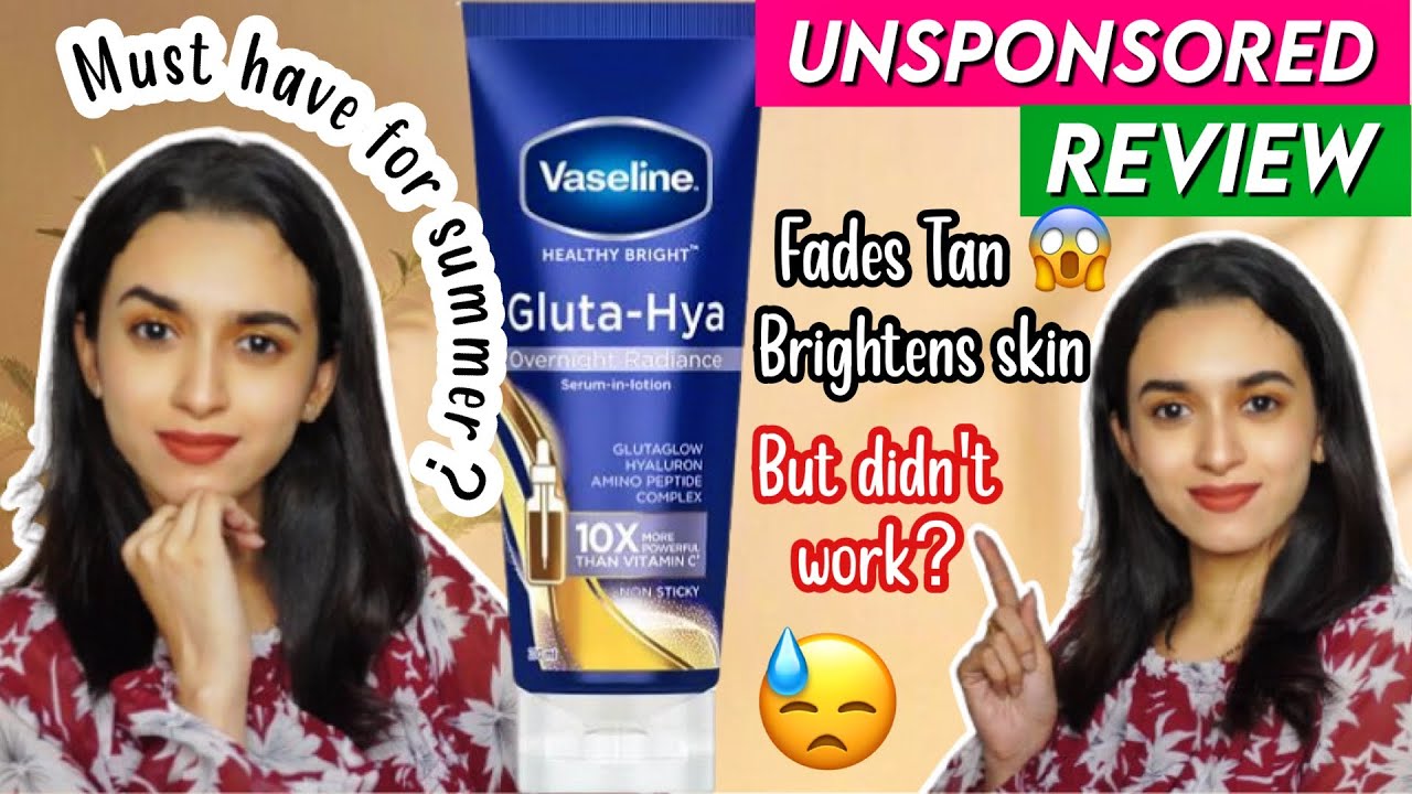 VASELINE Gluta-Hya Overnight Radiance Serum In Lotion Review | UNSPONSORED HONEST REVIEW