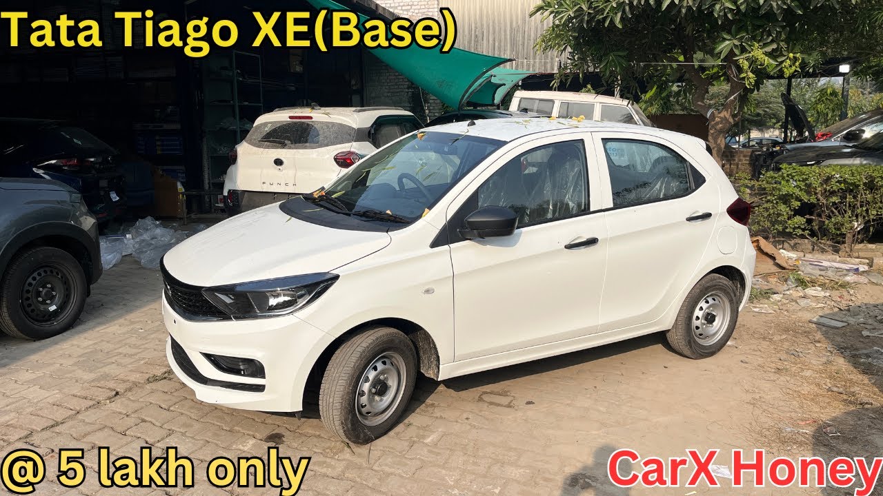 5 लाख वाली Tiago 🔥| Tata Tiago XE(Base) | CarX Honey