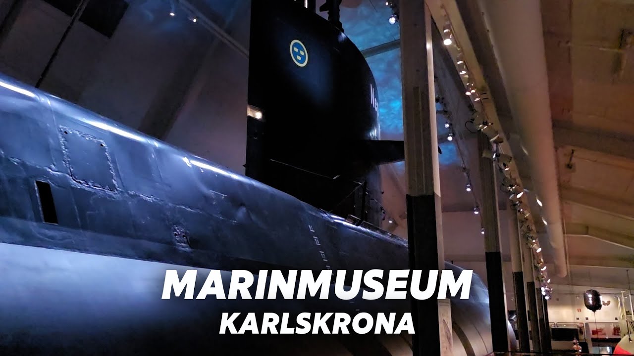 HMS Neptun - spacer po wnętrzu okrętu podwodnego | Marinmuseum Karlskrona