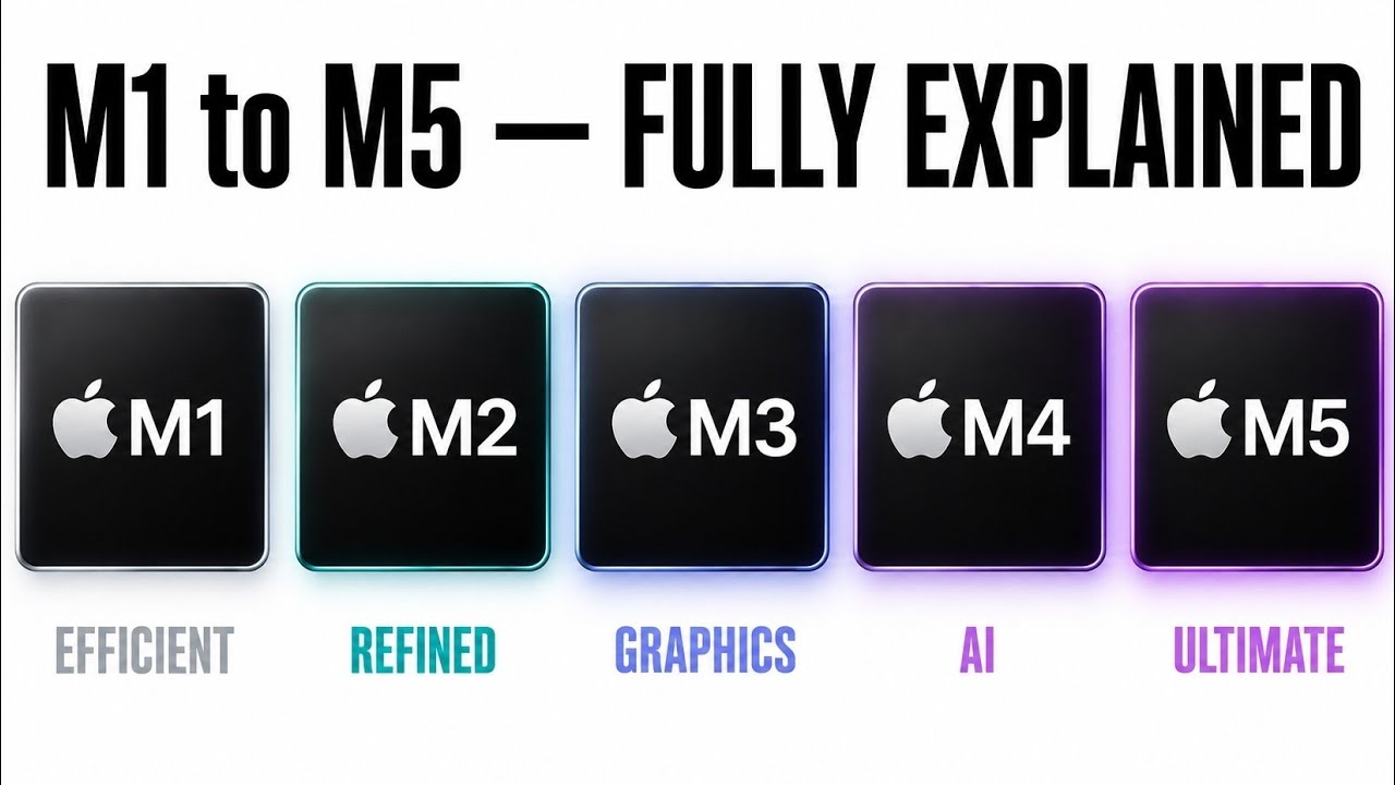 Apple Silicon: эволюция от M1 до M5.