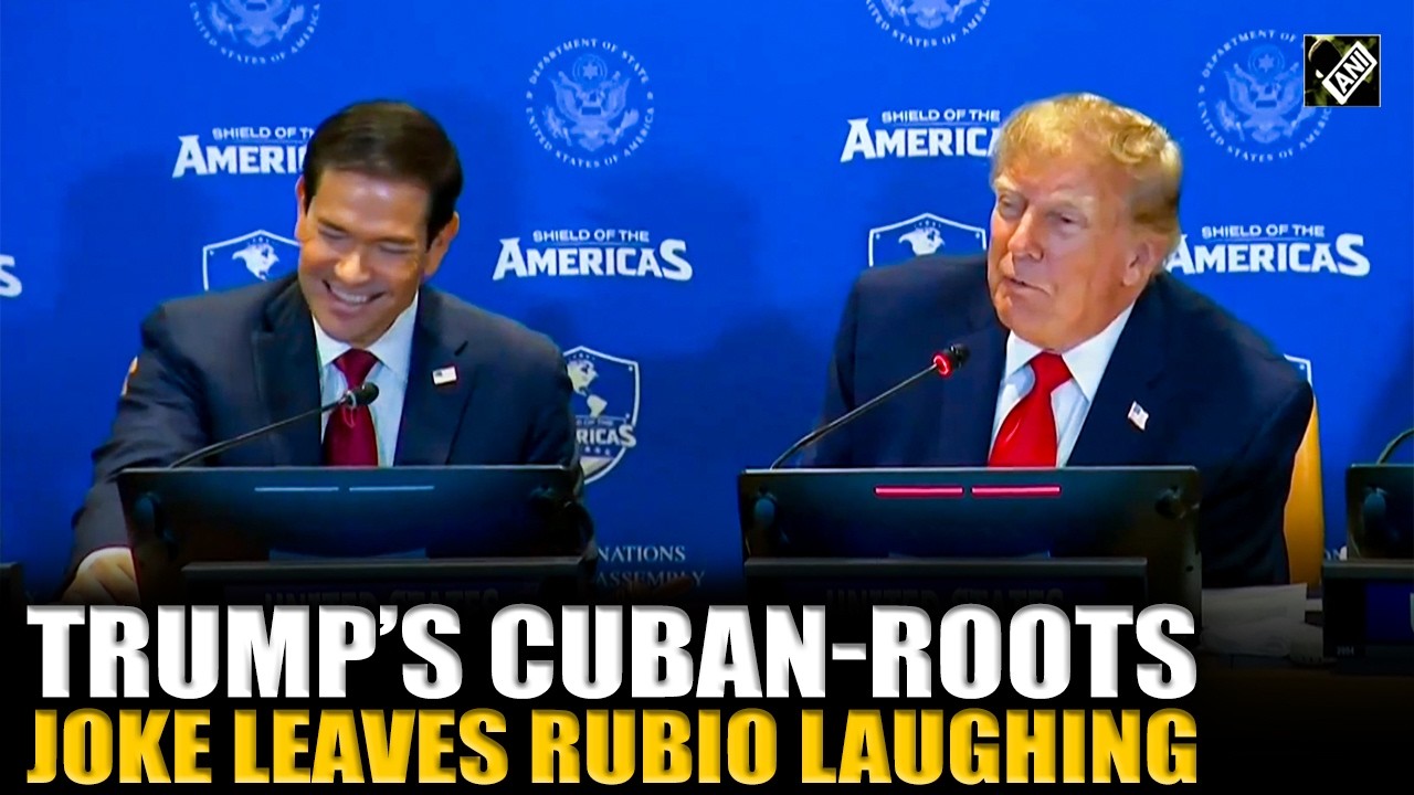 MUST WATCH: Rubio bursts out laughing as Trump jokes about his Cuban roots mid-Americas summit