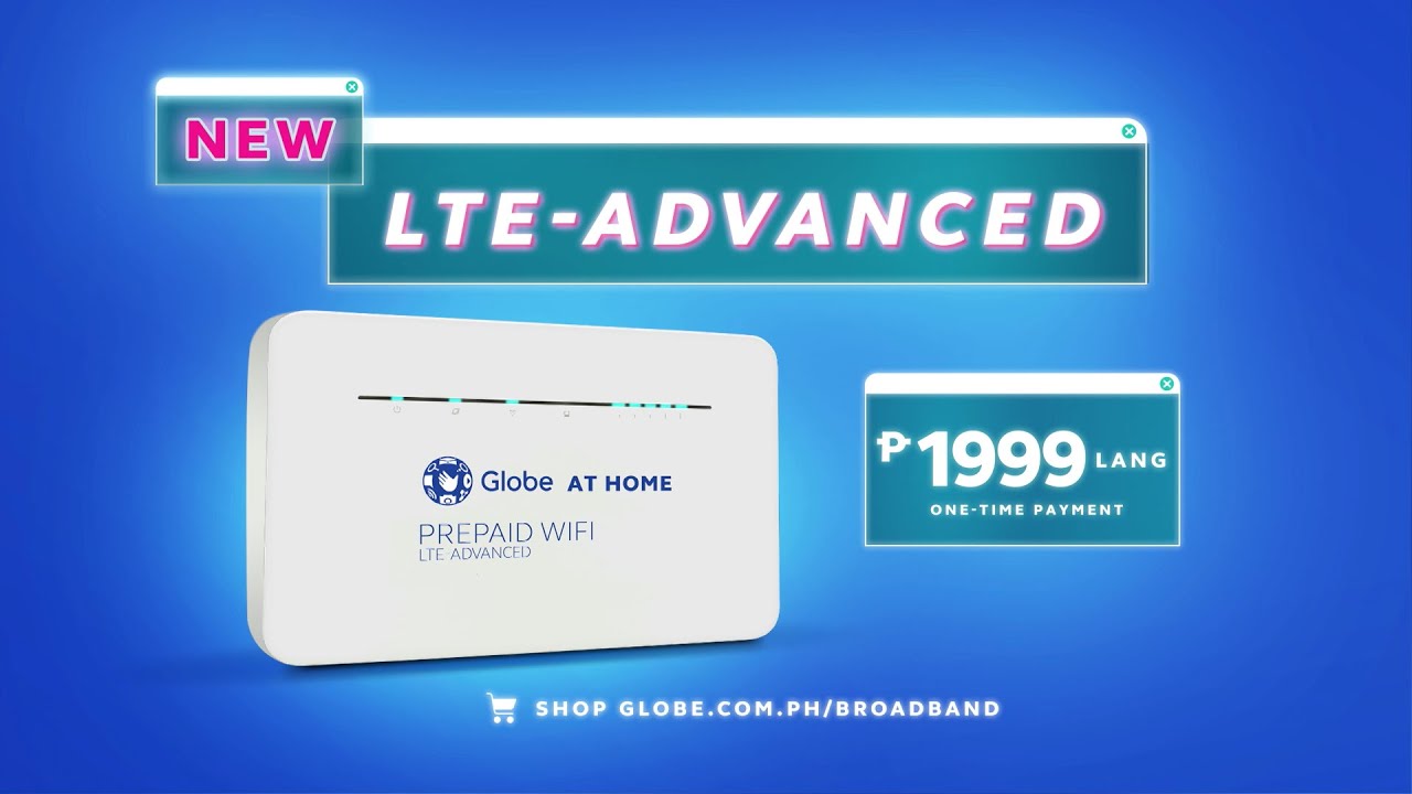 The Newest LTE-Advanced Globe At Home Prepaid WiFi