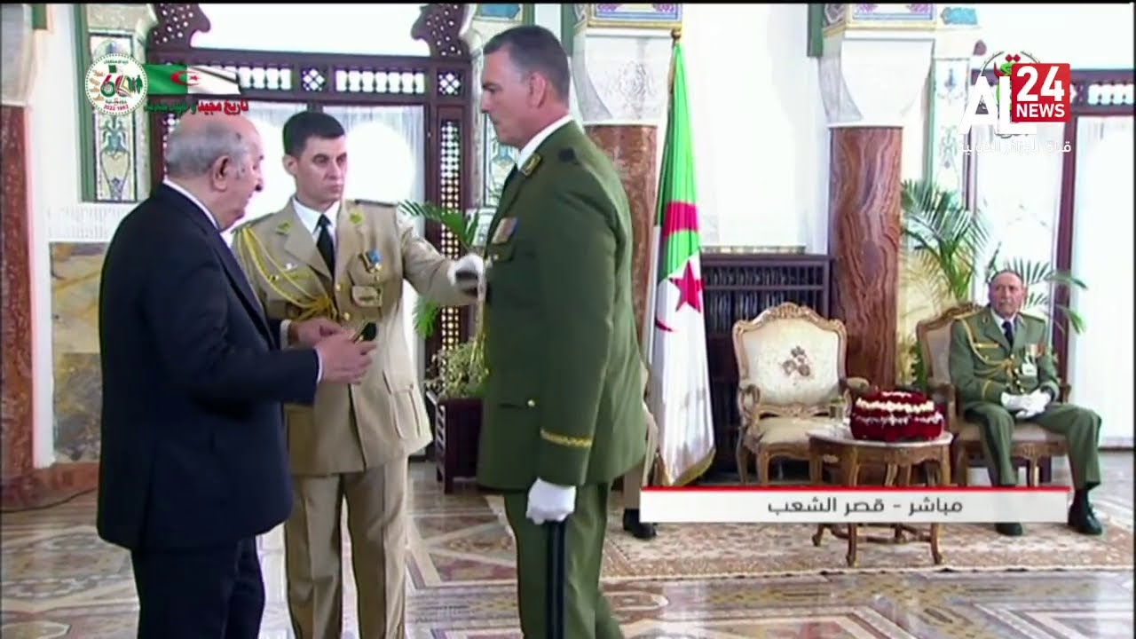 الرئيس تبون يُشرف على إسداء أوسمة إلى عدد من الإطارات العسكريين والمستخدمين المدنيين