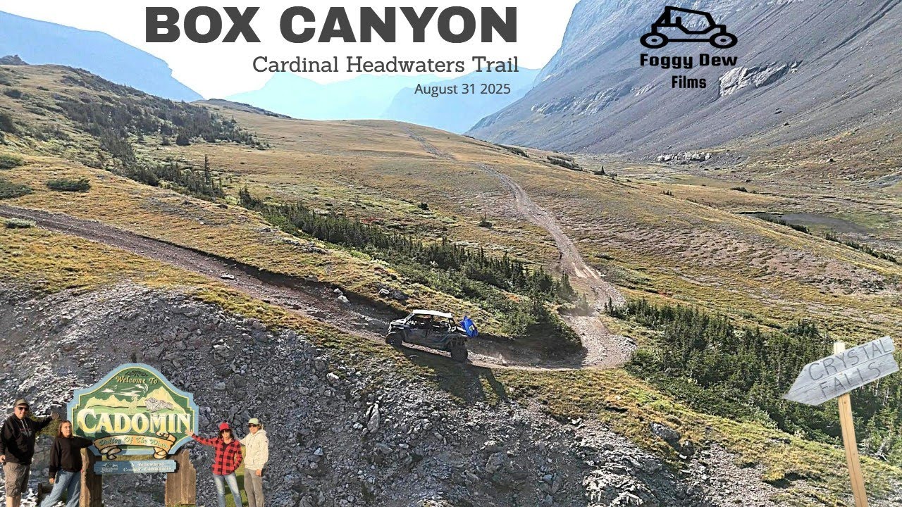 Box Canyon (Cardinal Headwaters Trail) Conquered by FD and Family