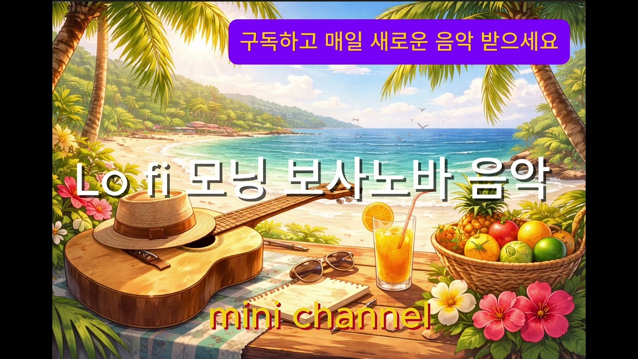 상쾌한 아침에 듣는 보사노바 ☀️🎸 Fresh Bossa Nova for a Sunny Morning