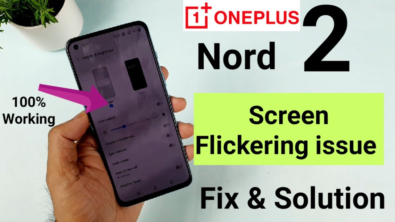 Oneplus Nord 2 Screen flickering issue fix & solution 100% working 🔥🔥🔥