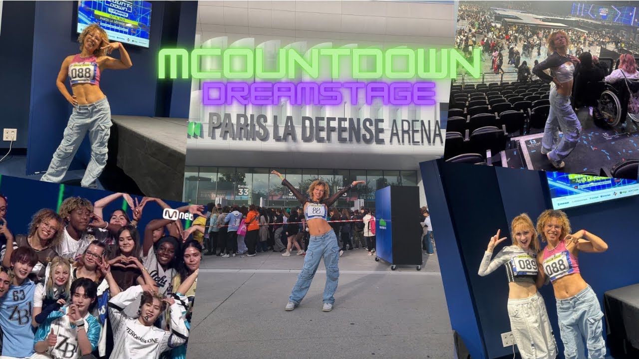 VLOG MCOUNTDOWN IN FRANCE | Dreamstage • Danser à Paris La Défense Arena avec des Idols Kpop (ZB1) ✨