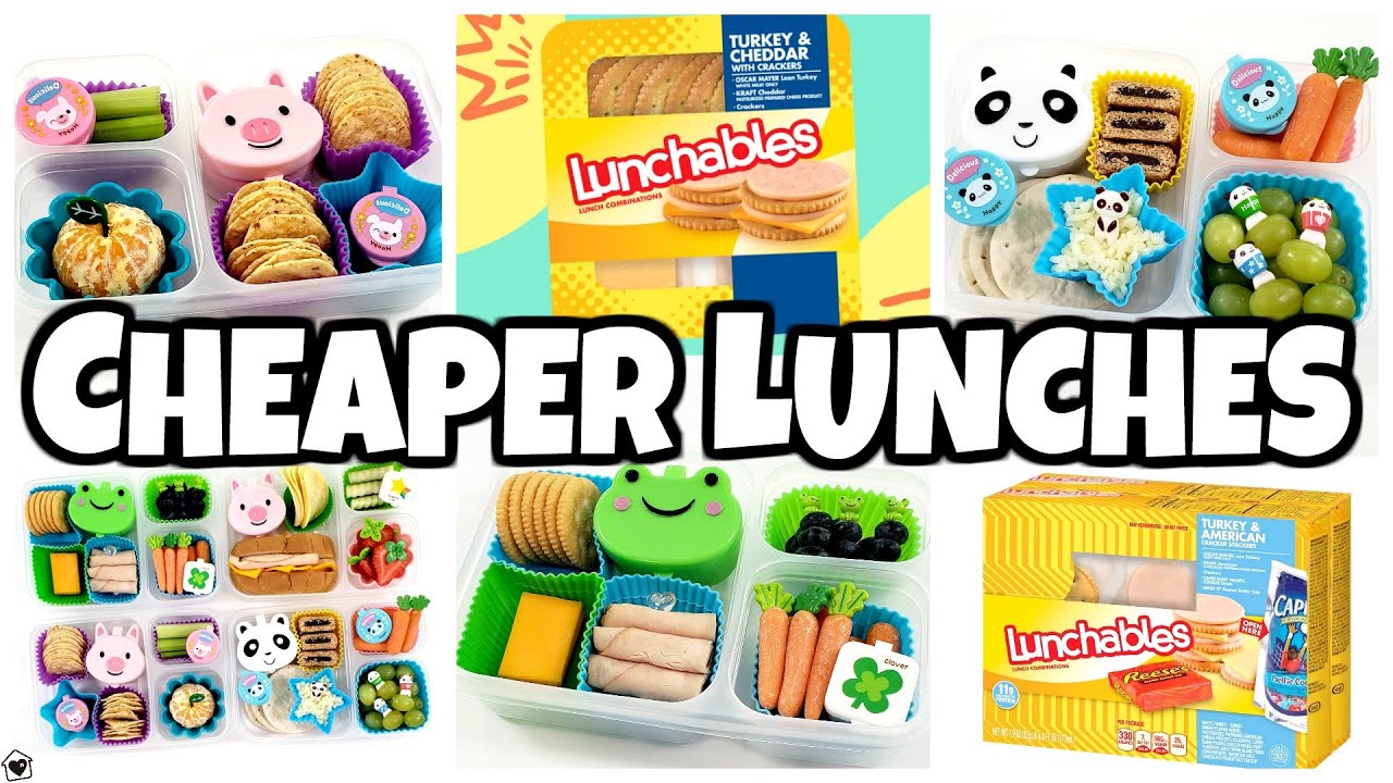 WAY CHEAPER DIY LUNCHABLES $$$ Back To School Lunch Ideas