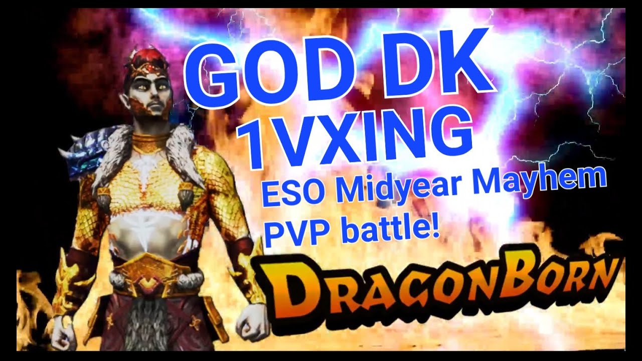 eso god strategies magicka dragonknight pvp 1vx