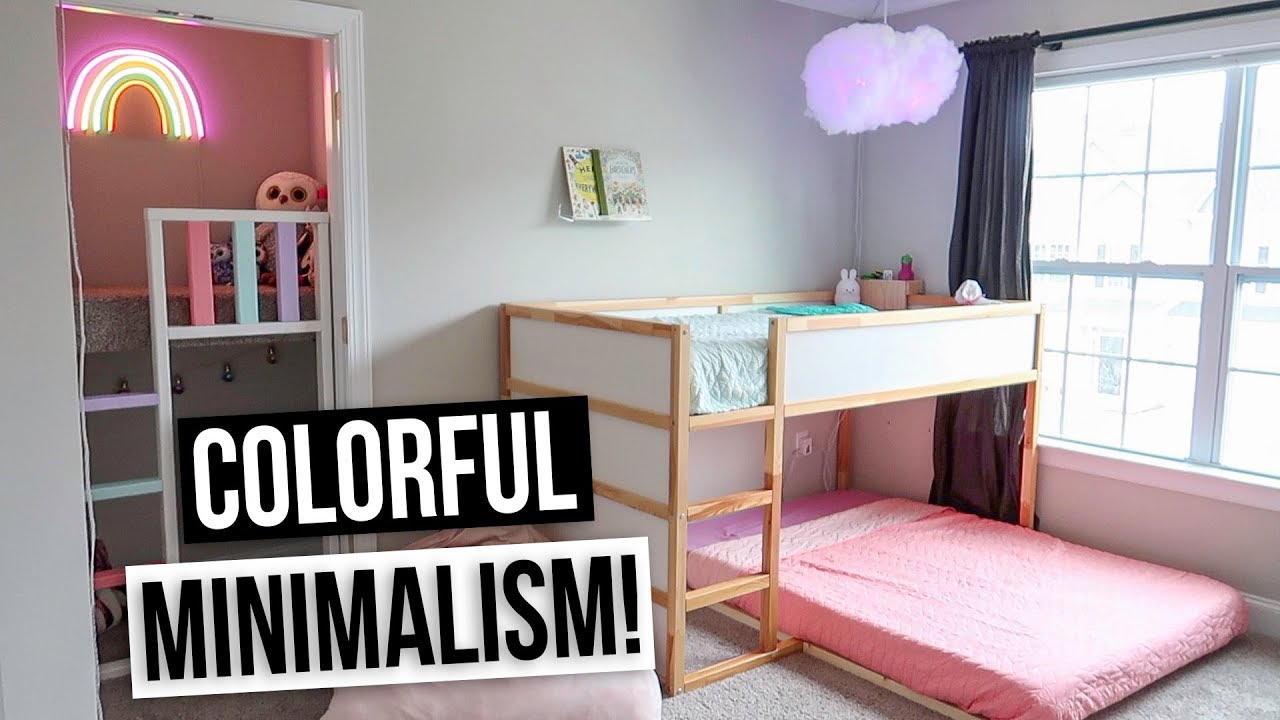 MINIMALIST KIDS ROOM TOUR 2019! Kids Room Makeover