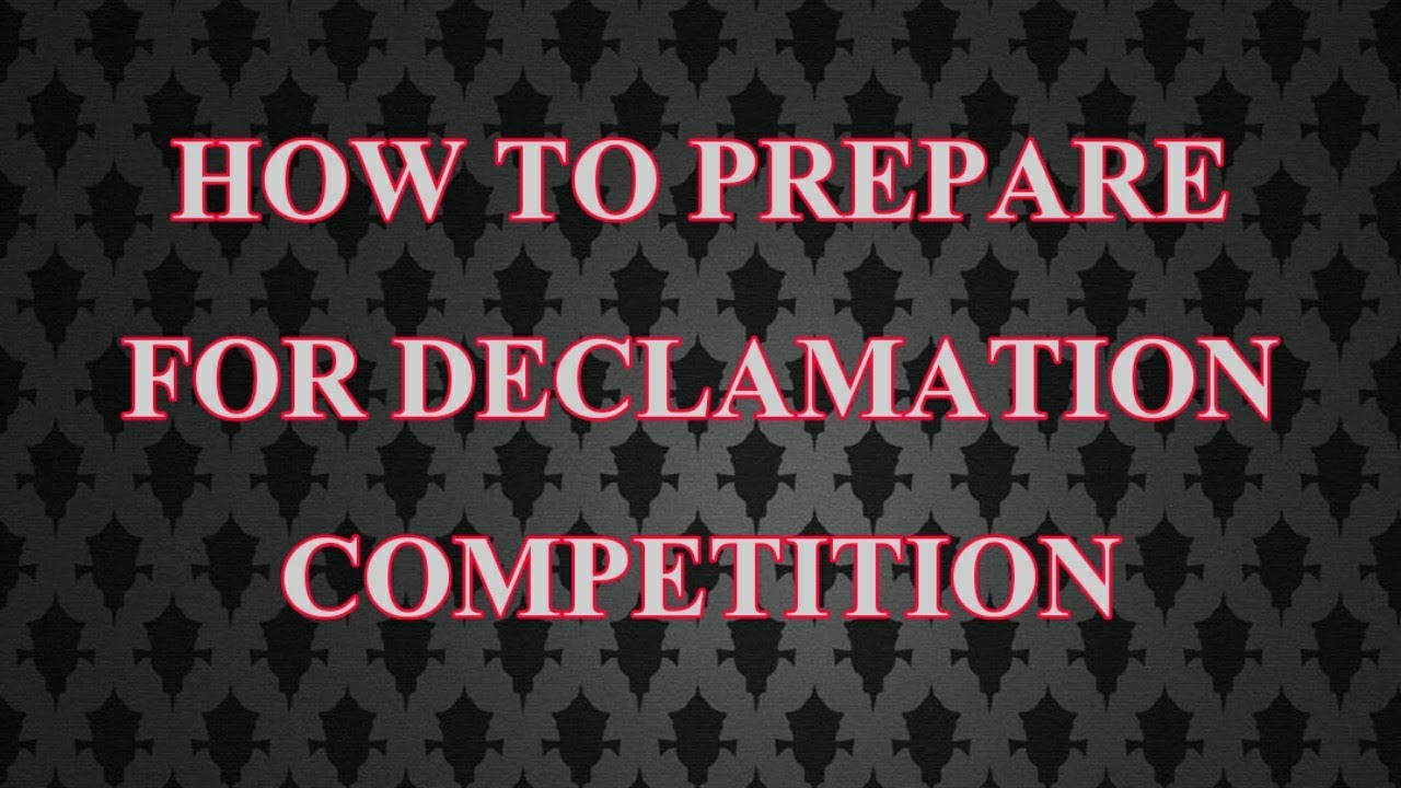 Declamation Competition