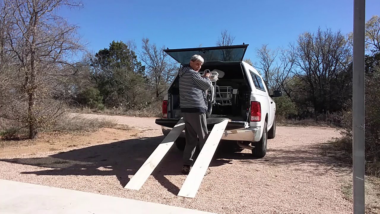 LOADING RAMP...CHEAP...EASY...for my Electric Trike...