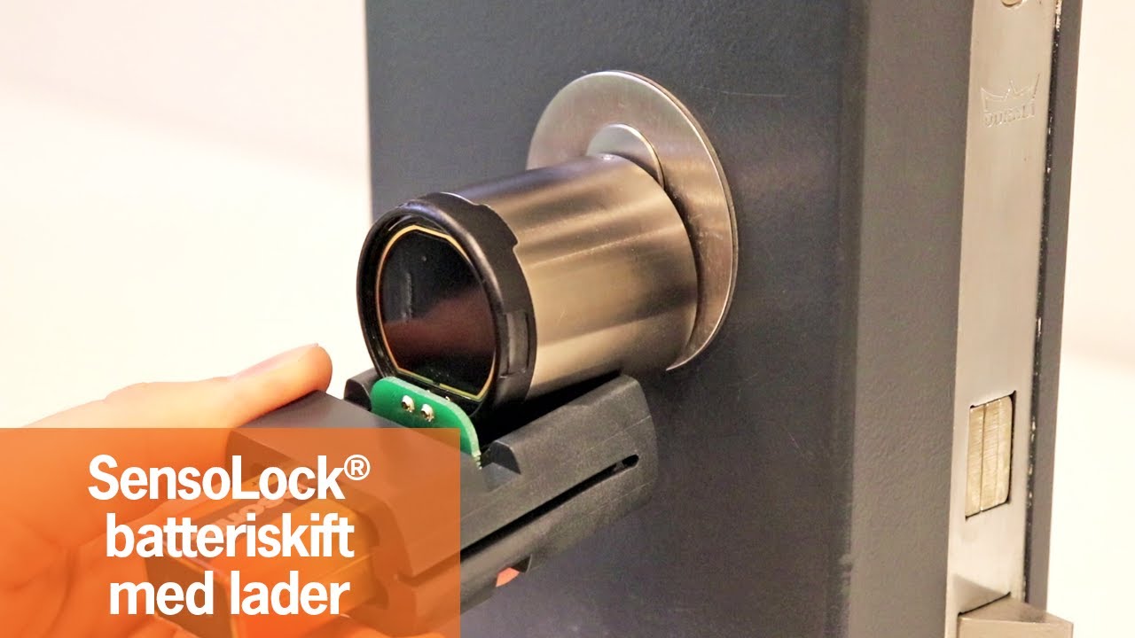 SensoLock® batteriskift med batterilader | Scantron