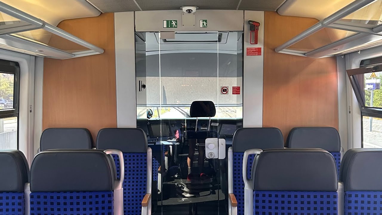 Zugfahrt in der Regionalbahn nach Amorbach auf der RB 84 von Miltenberg zum Tag der Schiene