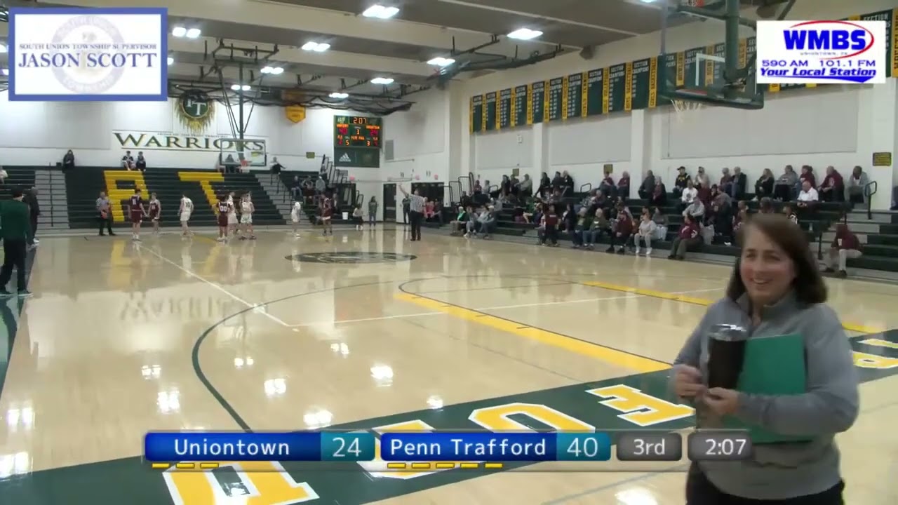 WPIAL Boys Basketball Uniontown at Penn Trafford 12/10/24