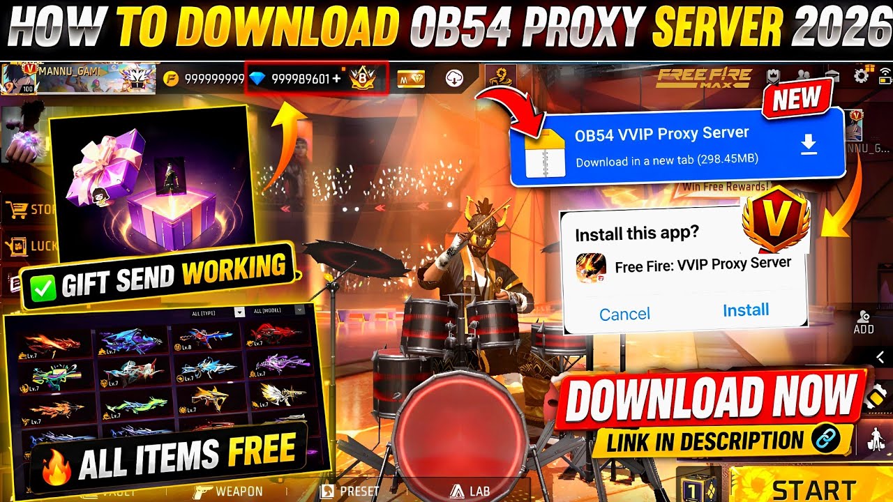 How To Download Proxy Server🔥, Proxy Server Kaise Banaen, ob54 Proxy Server Kahan Se Download Karen