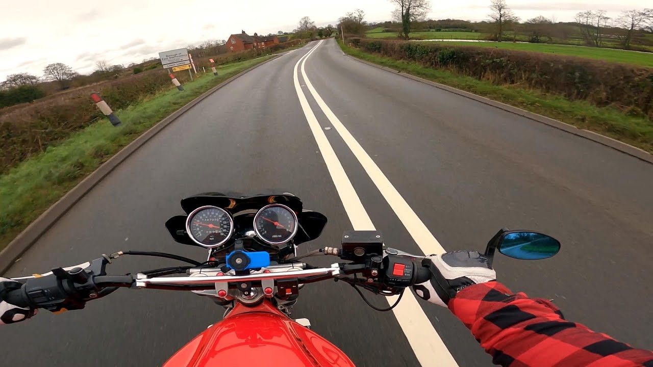 1996 Suzuki Bandit 600 first GoPro ride mash up.
