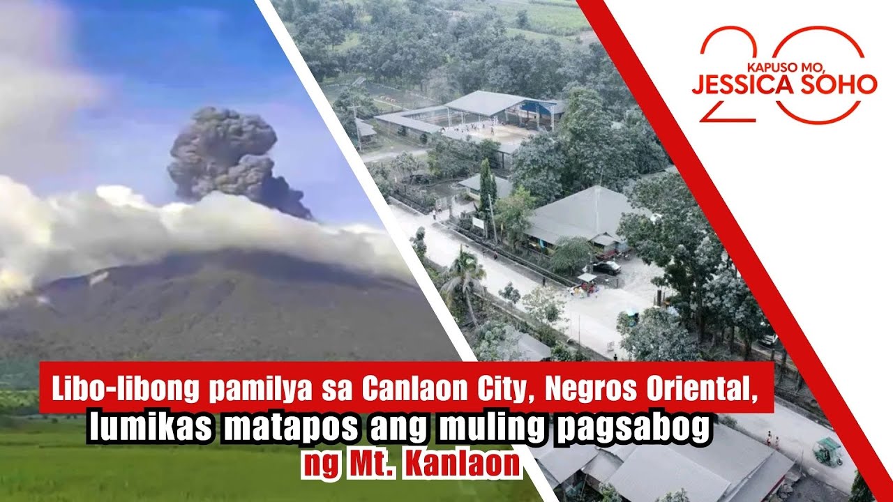 Hundreds of families evacuate as Mt. Kanlaon erupts | Kapuso Mo, Jessica Soho