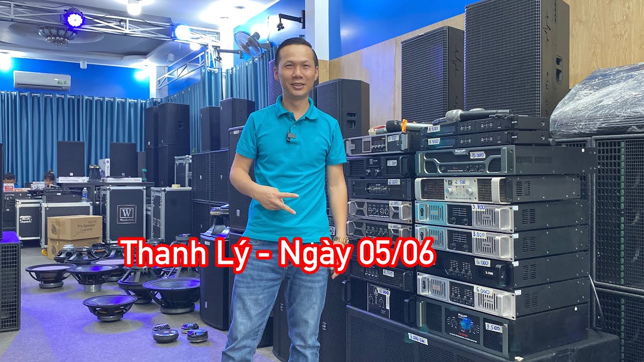 Thanh Lý - Ngày 05/06 “ Rất Nhiều Sản Phẩm - Loa - Mixer - Micro - Vang Số - Cục Đẩy - Cross Số.