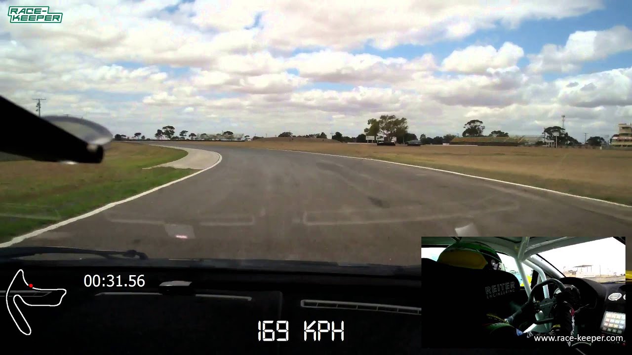 Lap of Mallala Raceway in a Lamborghini Gallarado