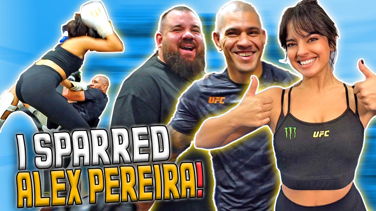 Alex Pereira vs Nina Drama sparring + the biggest Chama dance party | UFC