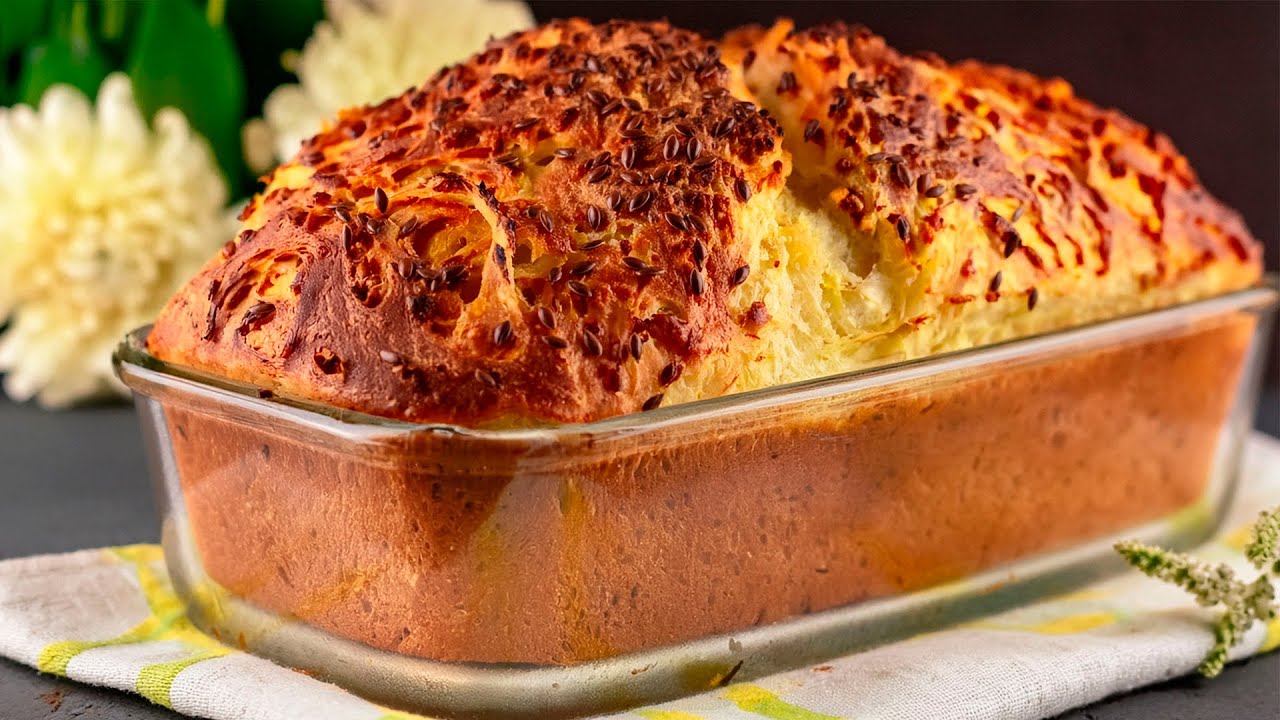 GRIECHISCH Joghurt Haferbrot! OHNE MEHL in 5 Minuten !Hausgemachtes gesundes Brot!