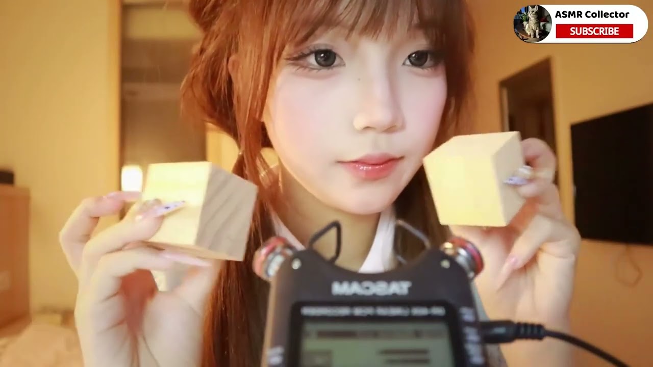 ASMR｜New microphone test, dual-channel ASMR, random item trigger sound.