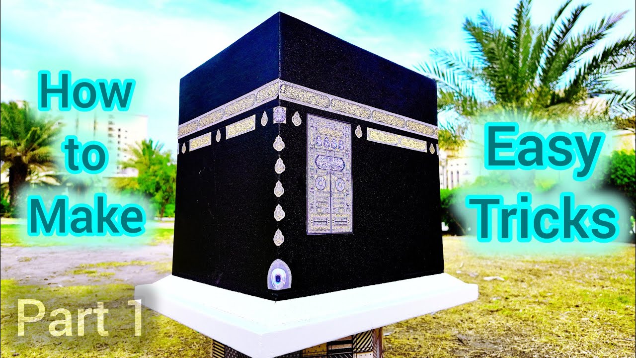 Thermocol 3D Khana Kaaba Model | Step-by-Step Tutorial | Art Shala  l Tutorial for Beginners Part 1