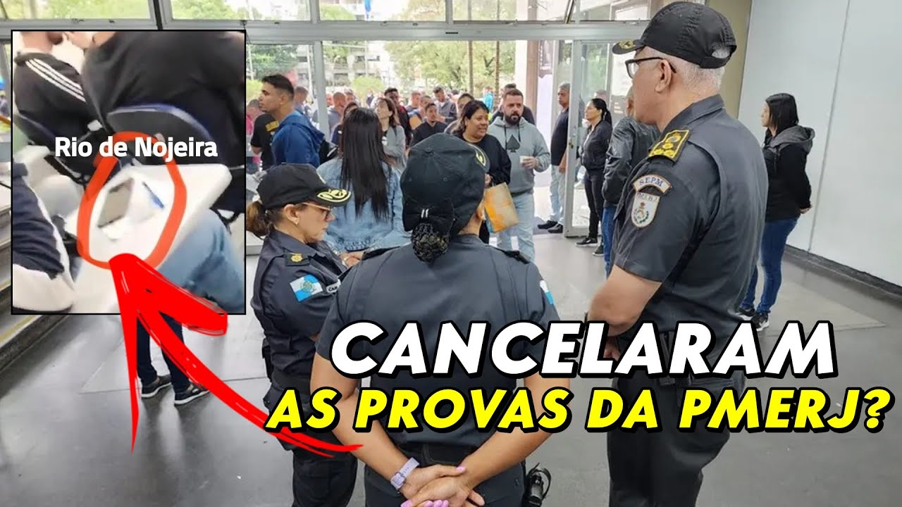 FRAUDE NA PROVA DA PMERJ!!