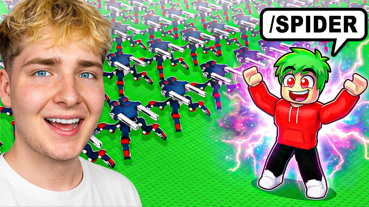 Spędziłem 24H na SEKRETNYM SERWERZE ADMINA w Roblox Mini Wojna...