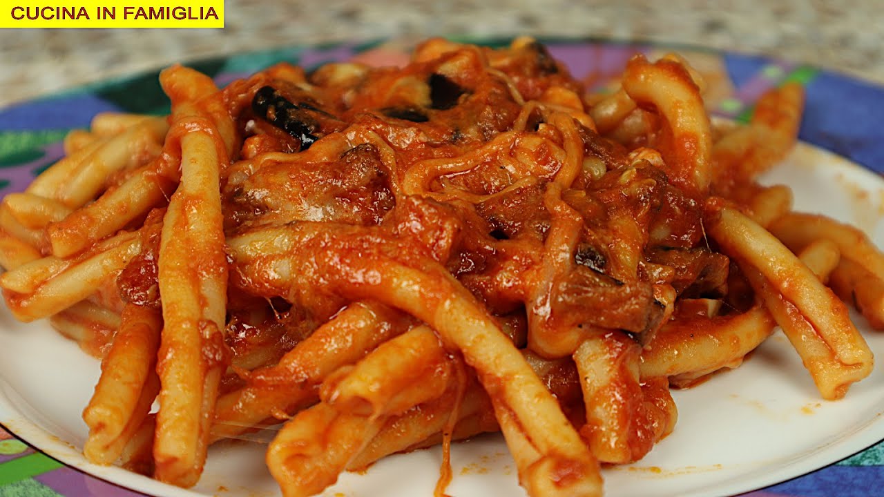 CASERECCE SICILIANE SFIZIOSE PRIMO PIATTO FACILE E VELOCE