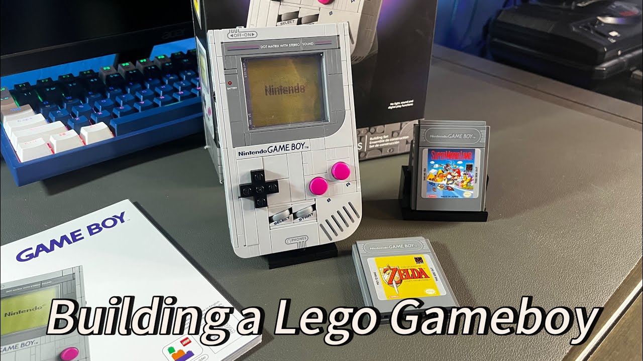 Building a Lego Gameboy! | The Retro Kid