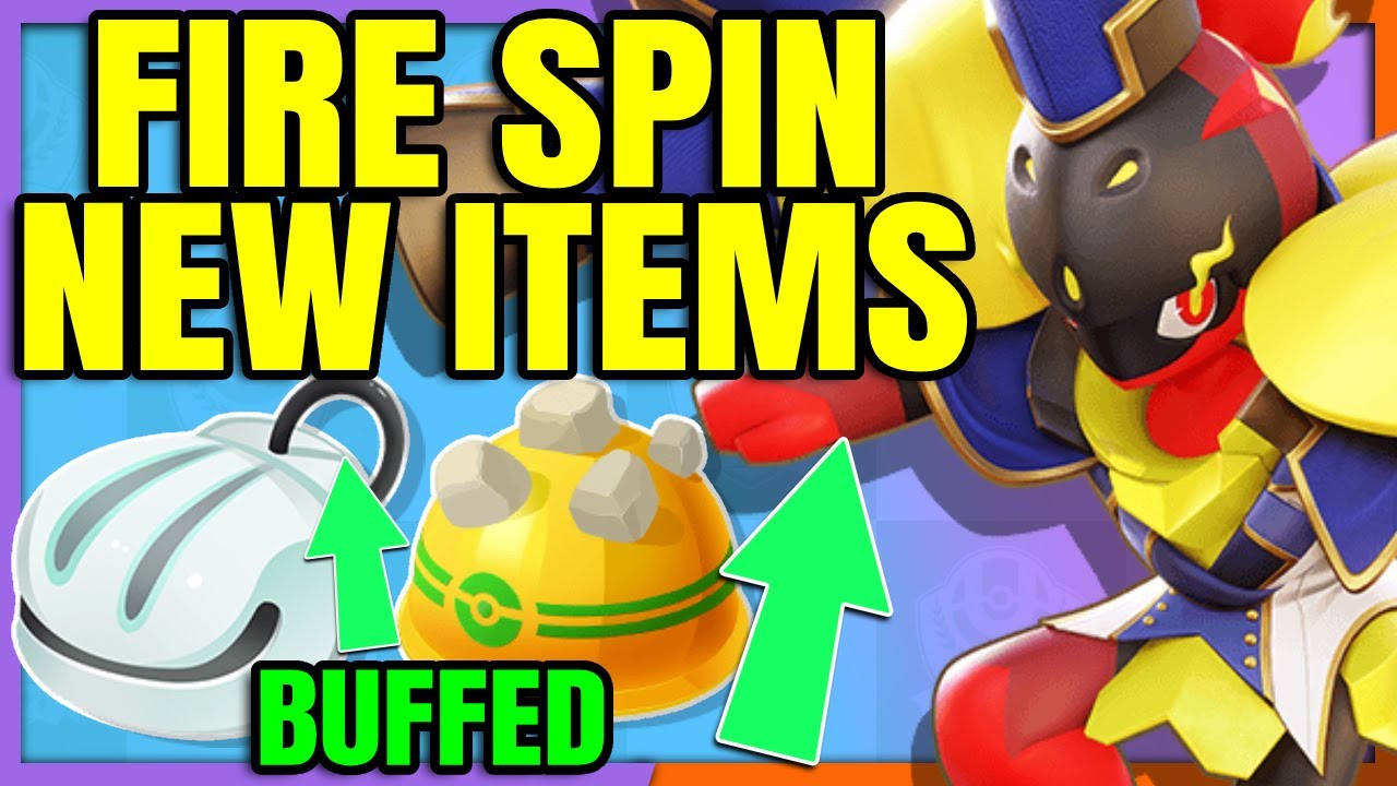 I tried the two BUFFED HELD ITEMS on FIRE SPIN ARMAROUGE | Pokemon Unite