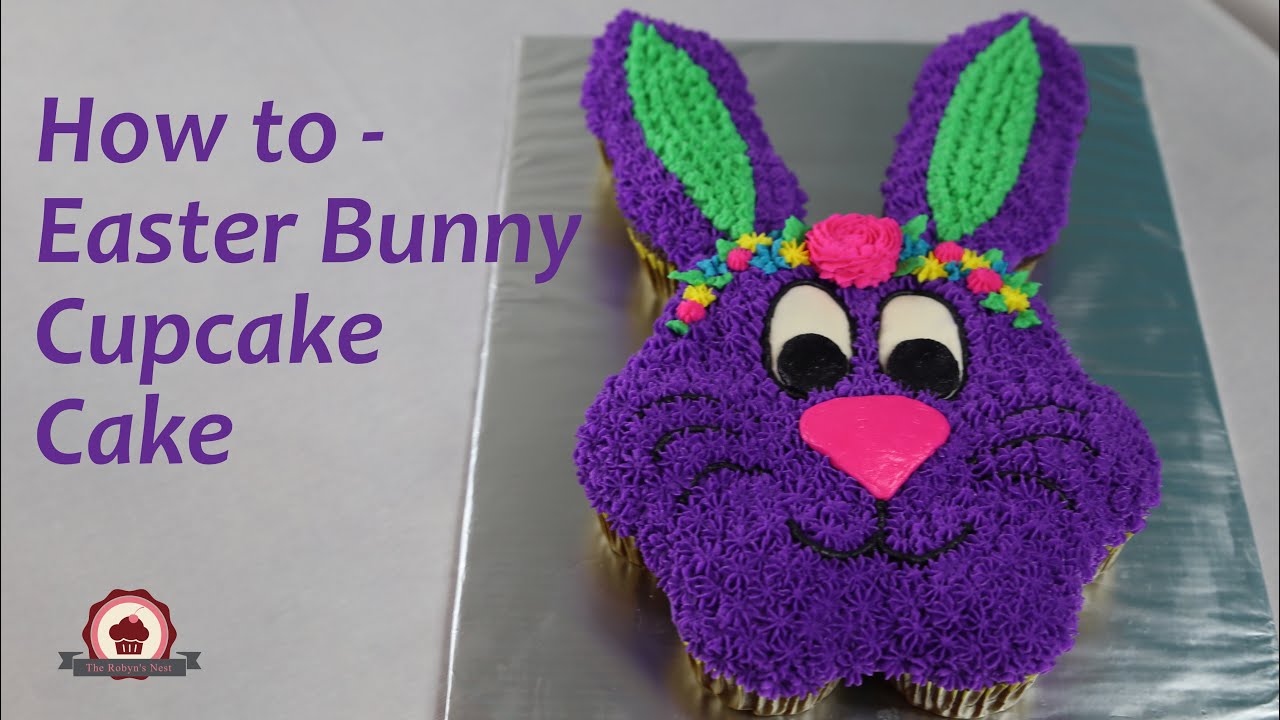 Easter Bunny Cake Tutorial - Pull-Apart Cupcakes