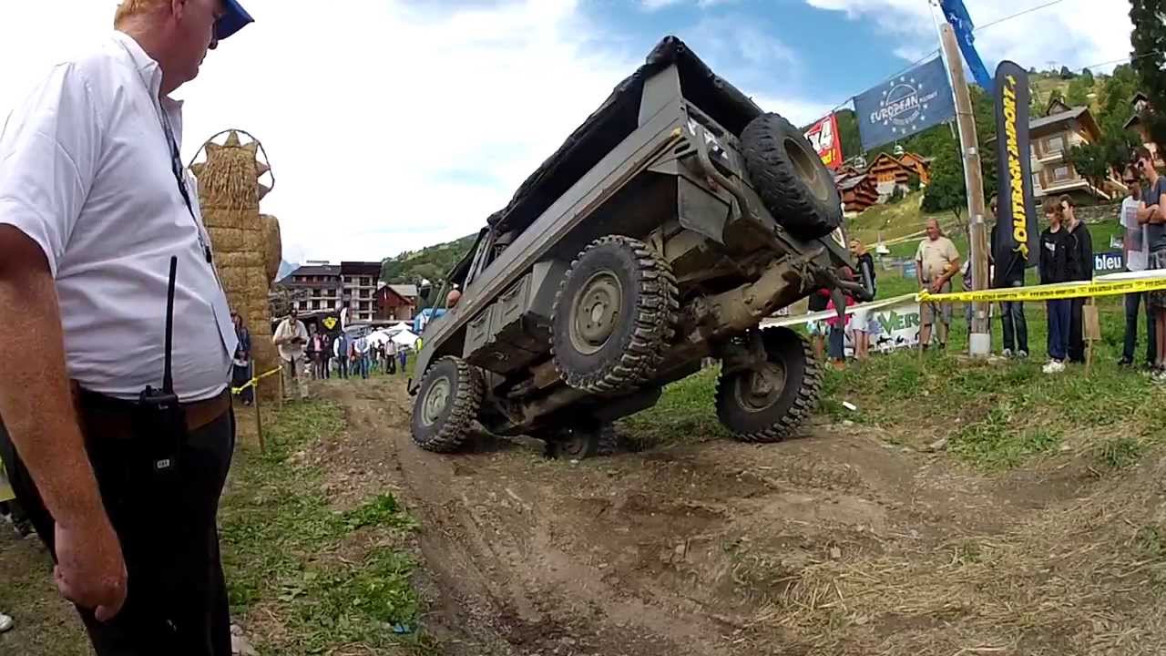Steyr Puch Pinzgauer à la foire du TT de Valloire