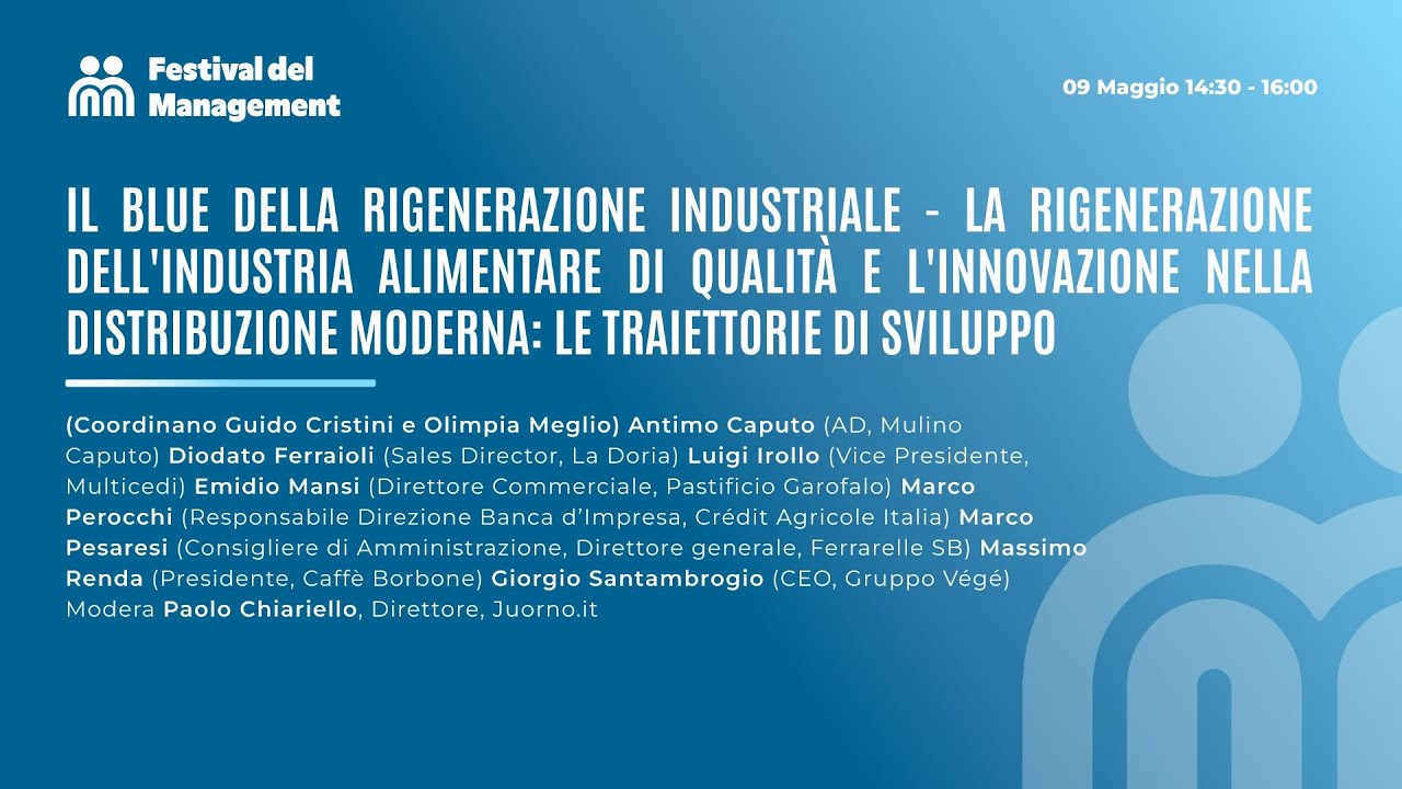Festival del management 2025 - sala Ciliberto pomeriggio