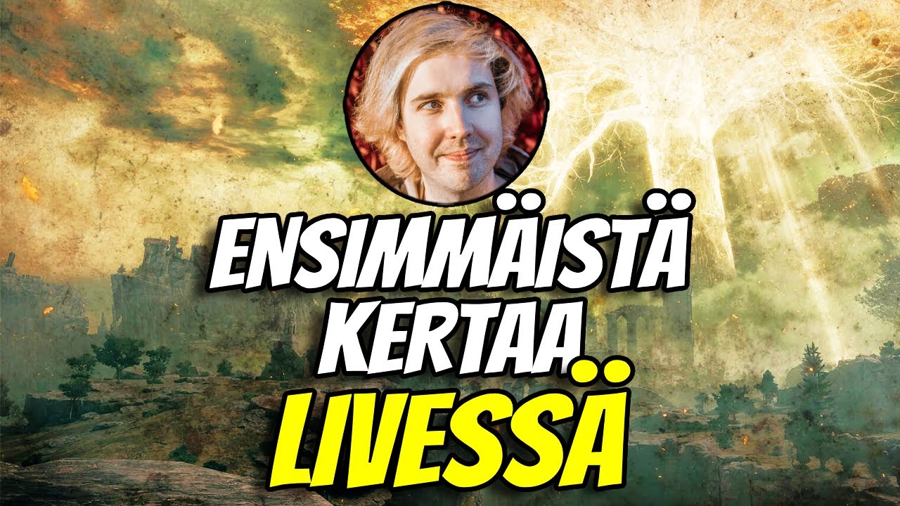Speedrunasin Elden Ringin LIVENÄ