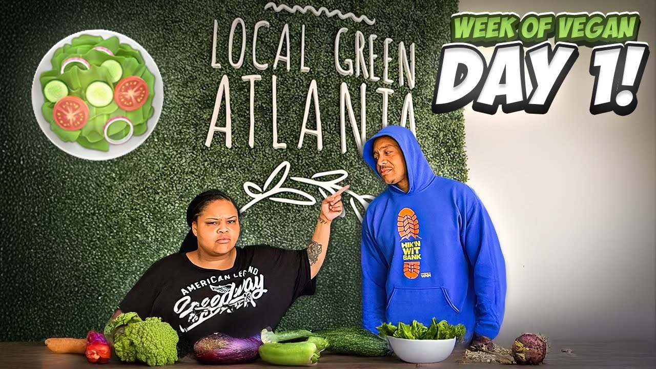 Day 1 “Vegan for the Week” we checked out Local Green Atl. #RedvsRedd #Vegan #healthjourney