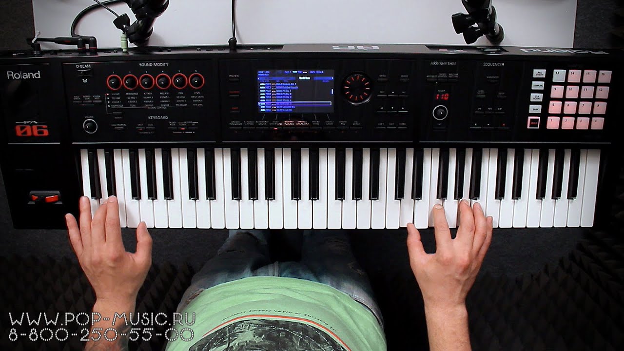 Рабочая станция ROLAND FA-06 (видео инструкция)