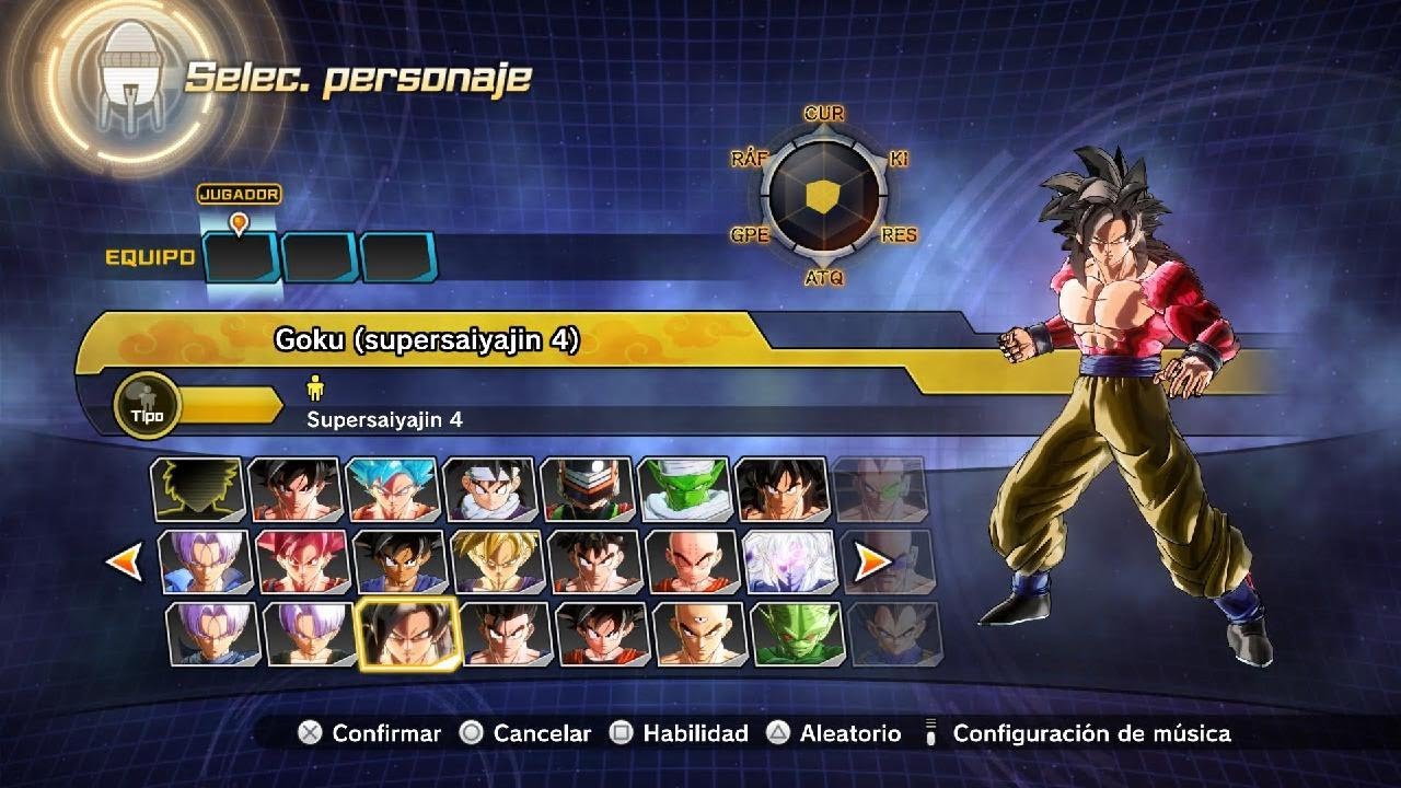 DRAGON BALL XENOVERSE 2 TODOS LOS PERSONAJES JUEGO BASE SIN DLC 2025