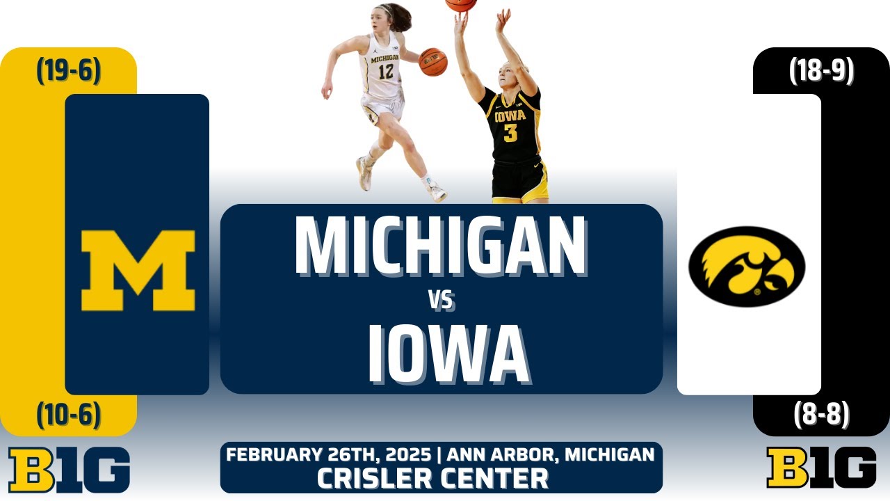 Michigan vs Iowa | Big Ten | 2.26.24