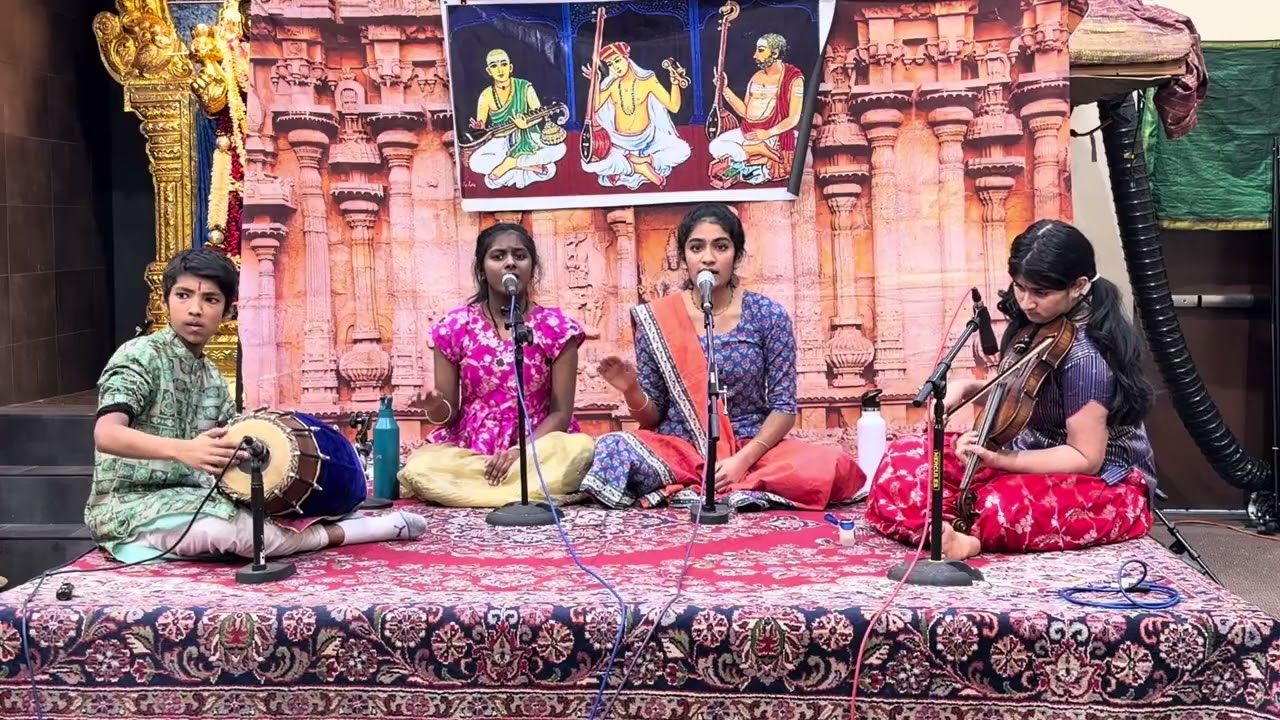 Thyagaraja Aradhana at Veda temple on 03/01/2026