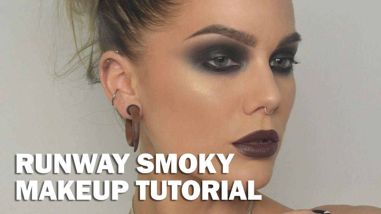 Runway Smoky (with subs) - Linda Hallberg Makeup Tutorials