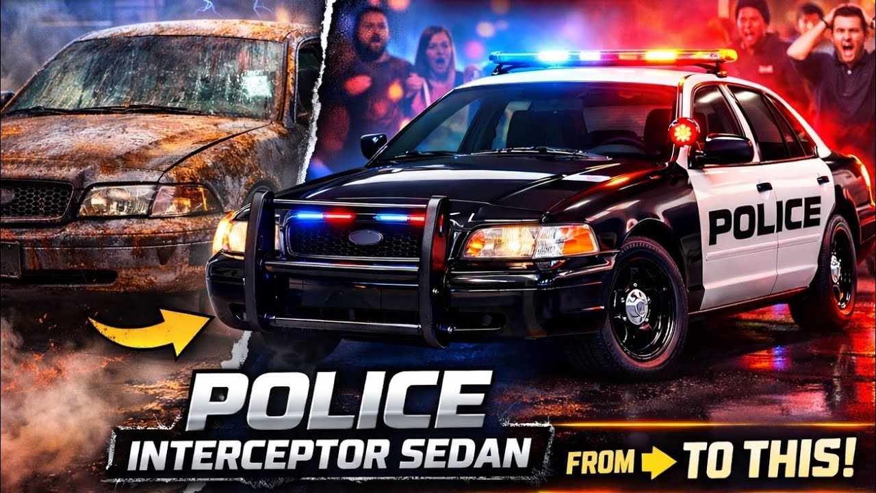 ASMR Restoration Full of Abandoned Police Interceptor Sedan | From Rusted Wreck to Patrol Legend