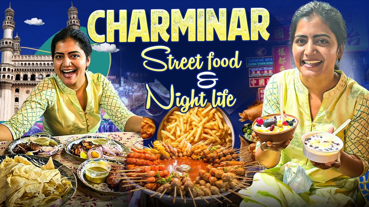 Charminar Night Life | Best Street Food | shopping | Ramzan Special | Jyothakka