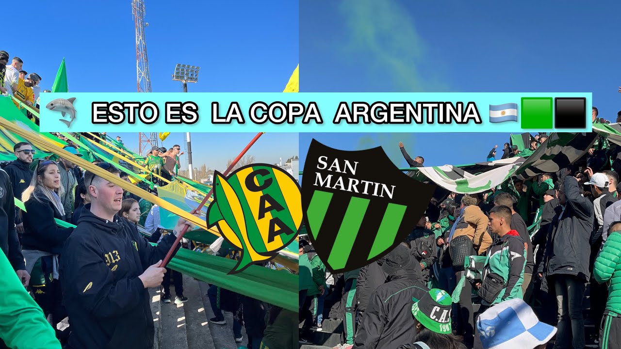 Las dos caras de LA FIESTA en COPA ARGENTINA 🇦🇷/ ALDOSIVI-SAN MARTÍN SJ