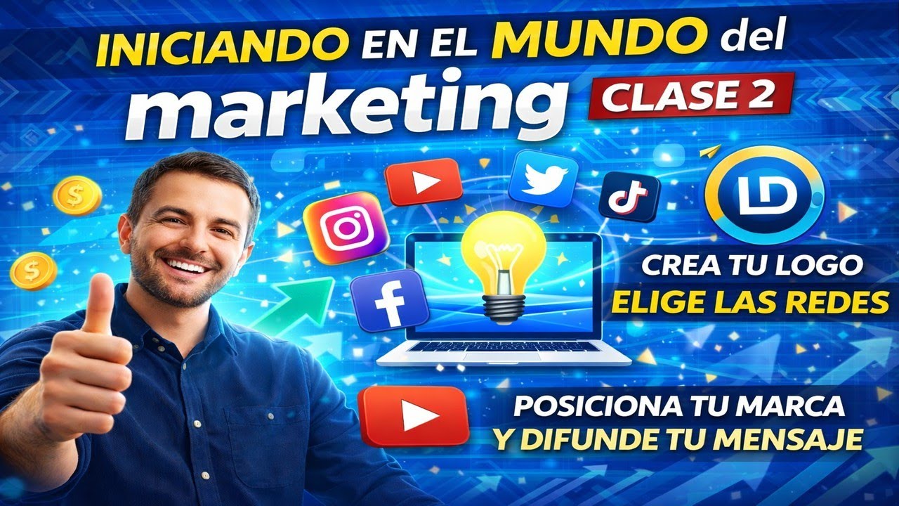 Crea tu logo y elige las redes para posicionar tu marca y difundir tu mensaje