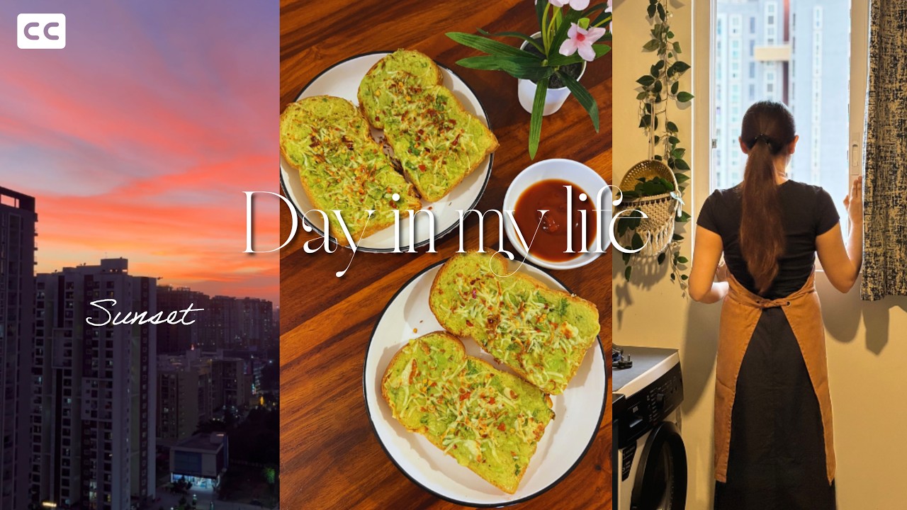 Day in My Life✨My Breakfast & Lunch Routine 🥑Aesthetic ASMR Cooking Vlog by Vaishnavi 🌷☕